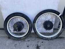 Paire Roues Jantes Moto Cross