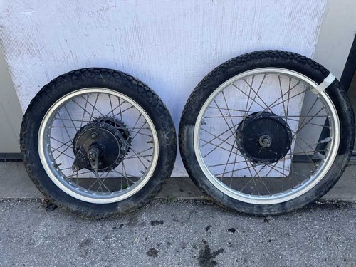 Paire roues jantes moto - paire, cross