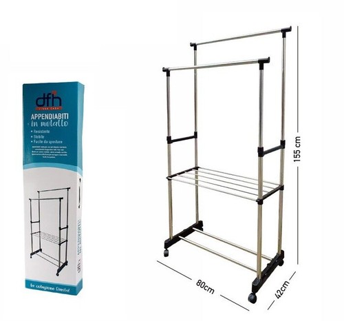 Porte vêtements sur pied - sur, avec