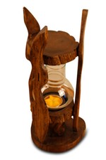 Lanterne En Verre En Bois Pour