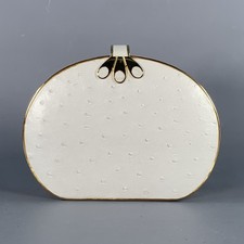 Pochette Ronde En Cuir