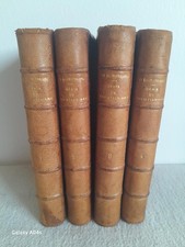 Lot de 4 livres anciens reliés - Chateaubriand - Génie du christianisme - 1830
