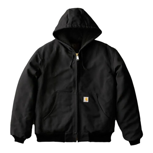 Veste noire isolée flanelle