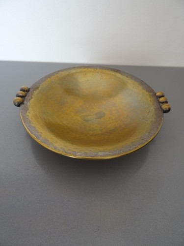 Coupe métal bicolore martelé - métal,