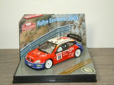Citroen Xsara WRC #18 San Remo 2003 Rallye Loeb Elena Vitesse 43203 1:43 Italie