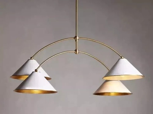 Lustre spoutnik blanc - blanc, milieu