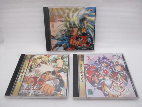 Sega saturn langrisser 5 - saturn, 4