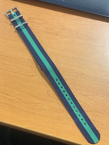 Bracelet montre nato bleu - bracelet,