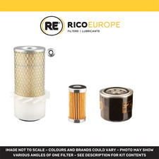 Kit Filtre Pour Iseki TX1500 Air Filtres Carburant Huile