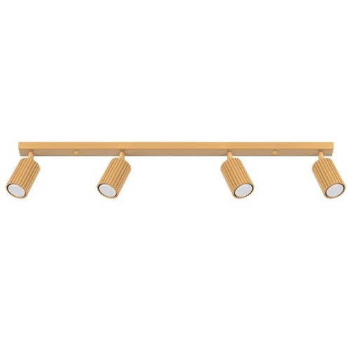 Plafonnier aluminium doré - plafonnier,