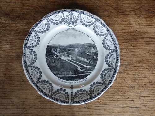 Ancienne assiette parlante - ancienne,