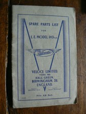 livret des pièces détachées