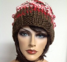 Hand Knit Handmade Hat