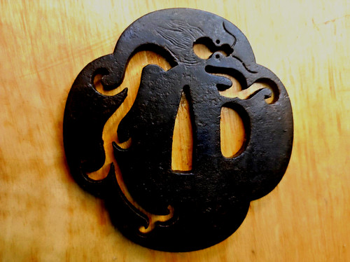 Tsuba sukashi katana - tsuba,