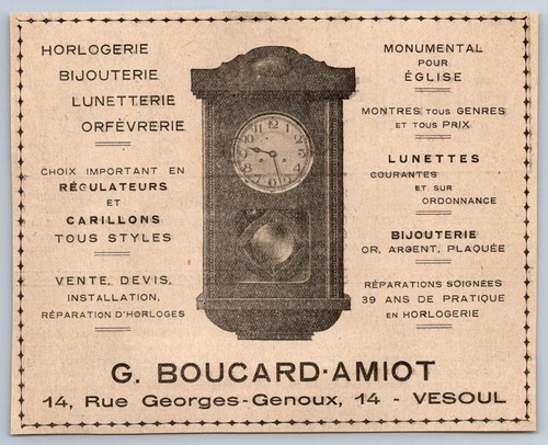1907 vesoul horlogerie - 1907,