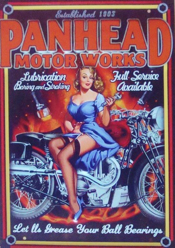 Plaque sexy pin panhead - plaque,