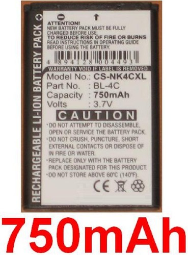 Batterie 750mah type 4c - batterie,