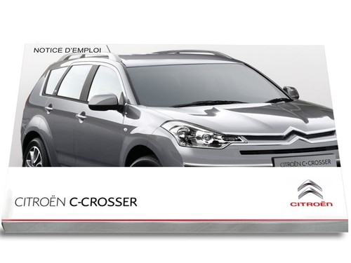Citroen crosser navi - citroen, notice