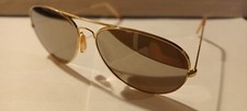 lunettes de soleil métal vintage verres miroir made in France   an. 70