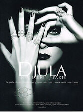 PUBLICITE ADVERTISING   2010   DJULA  joaillierie