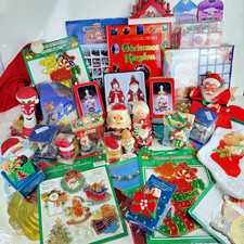 Décorations Noël Vintage Avon Ikea VHS Crèches Bougeoirs Clochettes Boules Livre