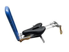 Siège vélo enfant portable UrRider 2-6 ans 27kg bleu aluminium