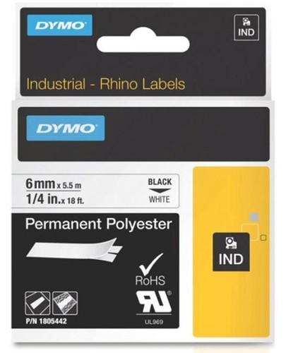 1805442 dymo 6mm permanent - 1805442,