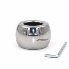 Neuf Ballstretcher Métal Acier Inoxydable 4cm 565g Sextoy Testicules BDSM OFFRE