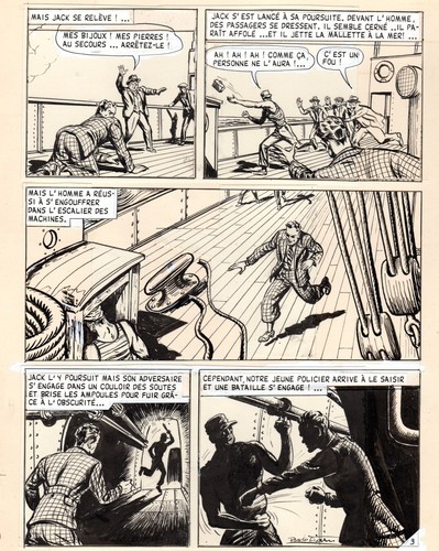 Bob dan planche originale jack - dan,