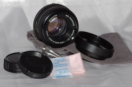 Objectif 50mm minolta - f1,7, md