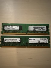 Barrette Mémoire Crucial Et Elpida 2GB 2Rx8 PC2-5300U-555 2x2go