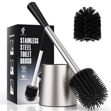 Brosse Toilettes WC Brosses WC et Supports Acier Inoxydable Balayette Toilett...