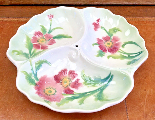 Ancien plat trilobe - plat, mendiant
