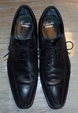 Chaussure élégante 100% cuir noir Pointure:44 marque: Clarks (A5e)