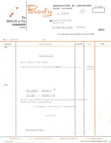 1965 manufacture chaussures - manufacture, de