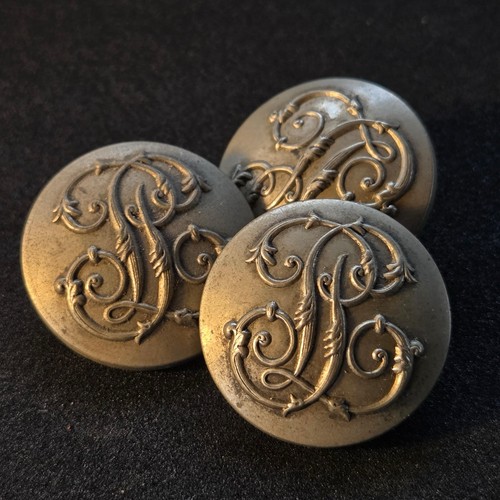 Boutons livrée monogramme - boutons, de