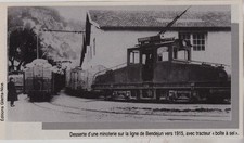 1982  --  DESSERTE PAR TRAIN D UNE MINOTERIE A BENDEJUN VERS 1915   3F036