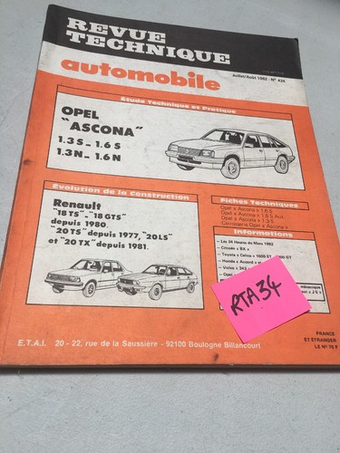 Revue technique automobile - revue,