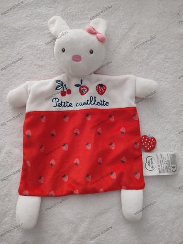 Doudou lapin plat - plat,