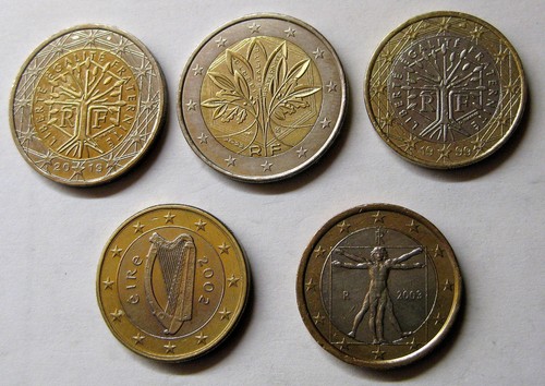 Lot pièces 2 euros - pièces, 1