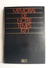 MEMORIAL DE NOTRE TEMPS  -