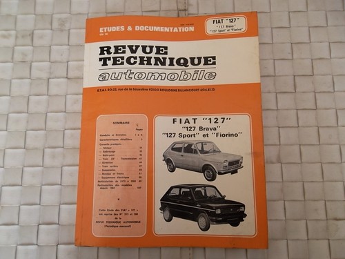 Revue technique fiat 127 brava - technique,