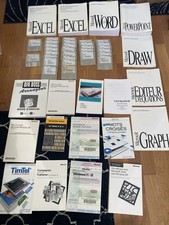 Lot Informatique Vintage PC : Lot Livres Et Logiciels Divers