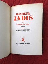 Monsieur Jadis par Antoine