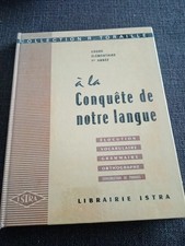 1968-a la conquête de notre langue-grammaire francais-Livre scolaire ecole