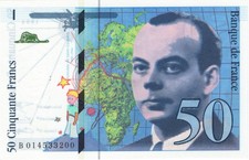 FRANCE - 50 FRANCS SAINT EXUPERY type 1992