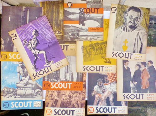 Lot revues scout 1957 - lot,
