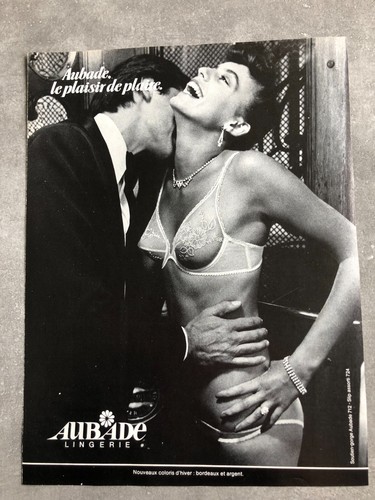 Publicité presse lingerie - presse,