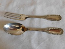 Couvert enfant métal argenté