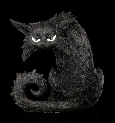 Statue figurine chat magie - figurine,